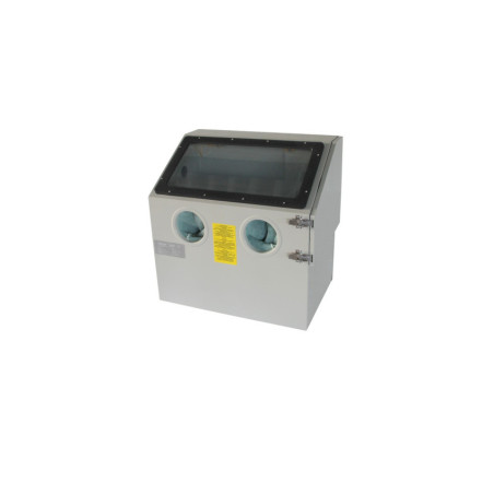 High-quality Sandblasting Cabinet with precise blasting capabilities, 20kg load capacity, and integrated lighting.
