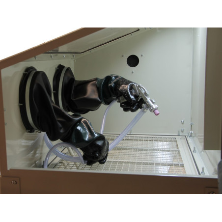 Cabine de Sablage professionnelle : efficacité, précision et accessoires inclus pour grenaillage optimal.