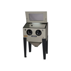 Cabine de sablage haut de gamme pour restauration automobile, kit complet inclus.