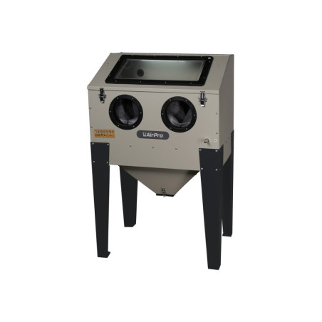 Cabine de sablage haut de gamme pour restauration automobile, kit complet inclus.