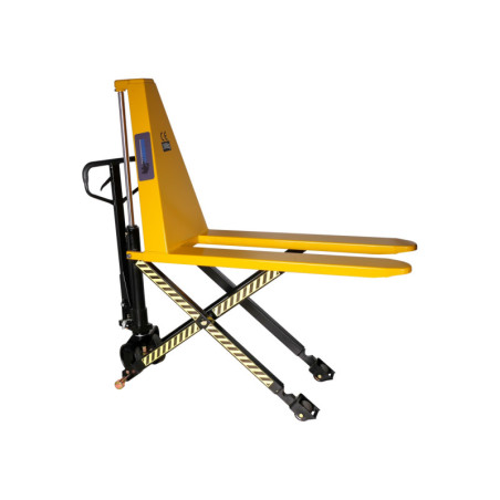 Versatile Mammoth scissor pallet truck with 800mm lifting capacity and enhanced stability