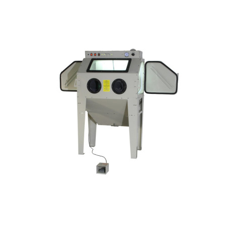 Cabine de Sablage Professionnelle : Dimensions généreuses, capacité de charge 60 kg, efficacité remarquable.