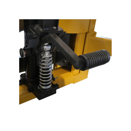 Manual scissor lift stacker / hydraulic stacker / manual scissor lift stacker with 160 cm lifting height.