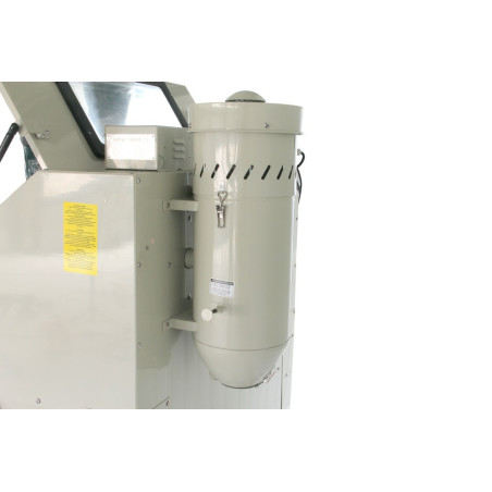 Image: Cabine de sablage avec accessoires inclus pour travaux de sablage.