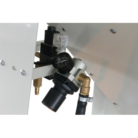 Sanding Cabin / Sandblaster - Work area: 1210 x 590 x 570mm, 40kg load capacity.