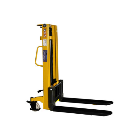 Gerbeur manuel Mammuth : solution polyvalente pour manipulation de palettes, capacité 1000 kg.