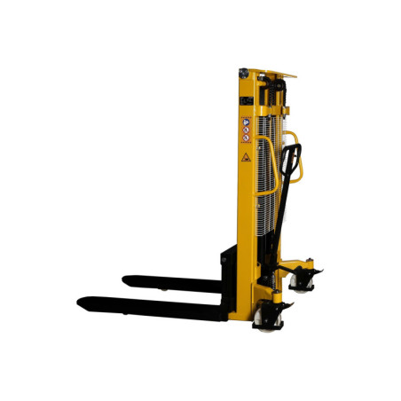 Gerbeur manuel Mammuth: polyvalent, efficace, capacité 1000 kg, hauteur 250 cm.