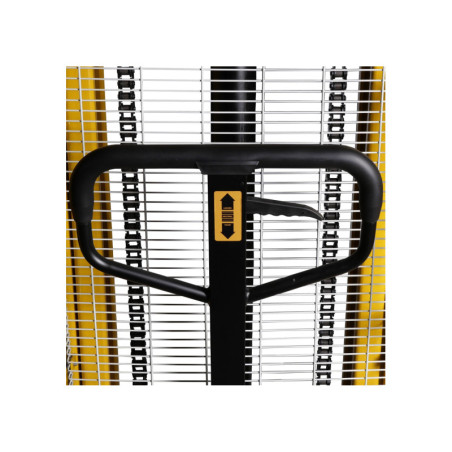 Gerbeur manuel Mammuth pour palettes, capacité 1000 kg, hauteur levage 250 cm.