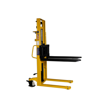 Gerbeur manuel Mammuth pour palettes: robuste, polyvalent et idéal pour petits entrepôts.