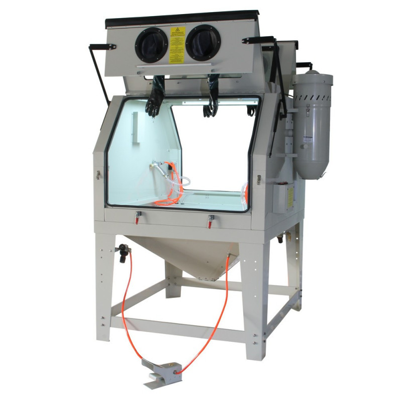 Cabine de sablage AirPro: efficace, spacieuse, idéale pour atelier.