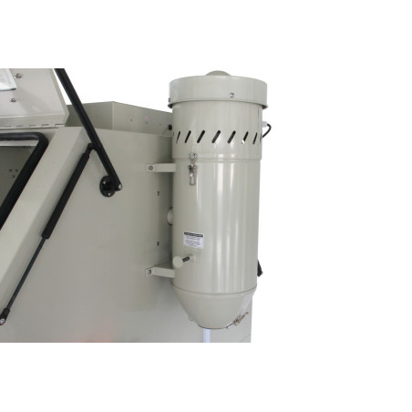 Cabine de sablage AirPro: efficace, spacieuse, idéale pour travaux de sablage professionnels.