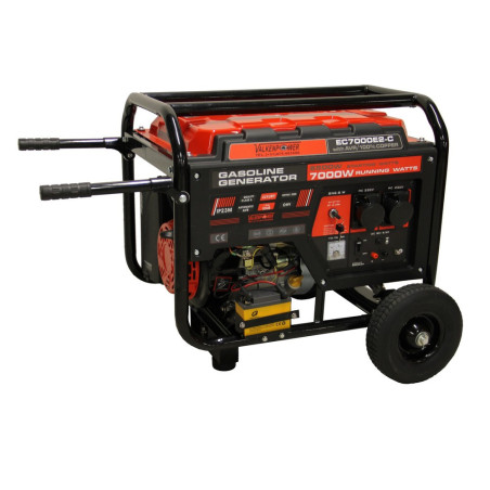 Générateur électrique à essence avec démarrage électrique, 7000W, 6500W, 28L, isonorm 9001:2000.