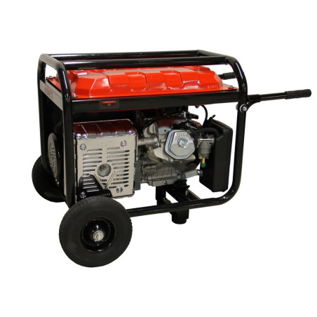 Générateur électrique à essence avec démarrage électrique, 7000W, 6500W, 28L, 89dB.