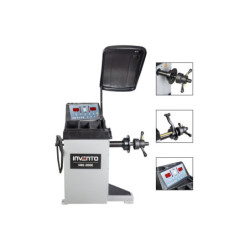 Équilibreuse INVENTO VBS 200E : Compacte, économique et professionnelle pour ateliers automobiles.