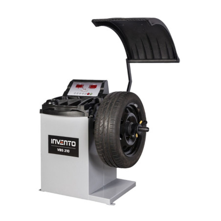 Équilibreuse de roues automatique INVENTO VBS 210 - Précision et efficacité garanties.