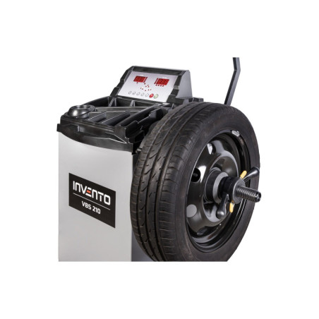 Équilibreuse de roues automatique INVENTO VBS 210 - Précision et efficacité garanties.