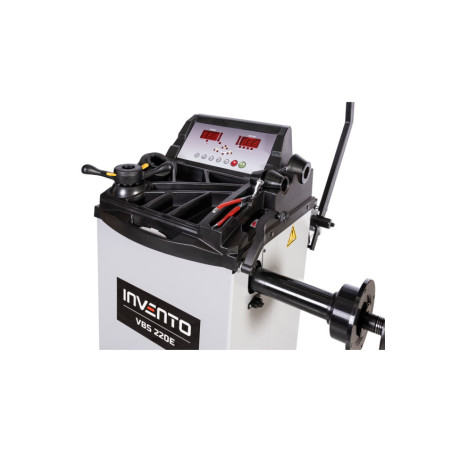 Image: Équilibreuse de roues automatique INVENTO VBS 220E - Précision et efficacité exceptionnelles.