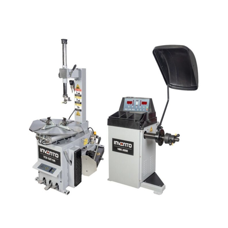 Démonte-pneu INVENTO TCS 521 SA : Compact, robuste et efficace pour ateliers automobiles.