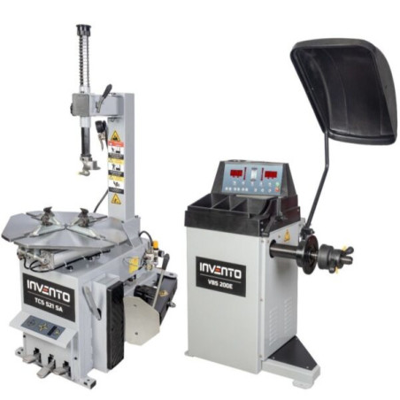 Démonte-pneu INVENTO TCS 521 SA : Compact, robuste et efficace pour ateliers automobiles.