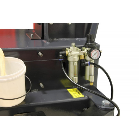 Démonte-pneus automatique à double vitesse pour pneus larges.