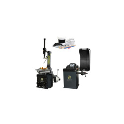 Pack Médium FABBRI pour garagistes : démonte-pneu ZH650 et équilibreuse ZH825B performants et fiables.