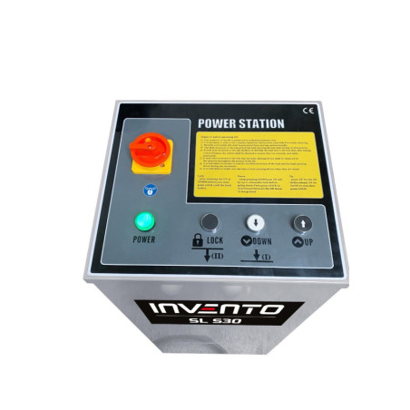 Élévateur Invento SL S30 : levage sécurisé jusqu'à 3 tonnes, 1 mètre de hauteur.