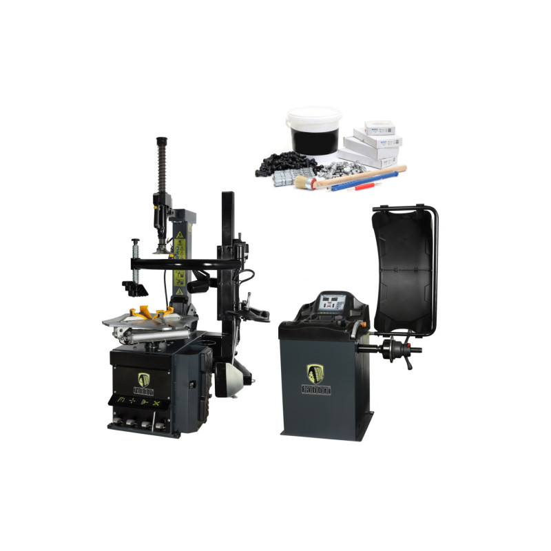 Pack premium Démonte-pneu + Equilibreuse Runflat : l'ensemble complet pour professionnels.