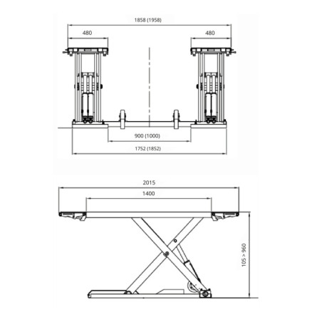Image alt : Pont élévateur Falco - Gain de temps et simplicité pour votre atelier.