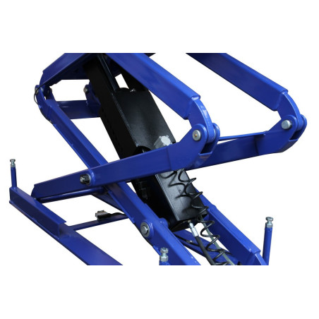 Pont élévateur à double ciseaux sans roues, qualité et finition exceptionnelles.