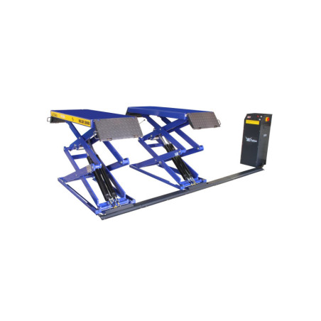 Pont élévateur à double ciseaux Falco Sollevatori : qualité et sécurité optimales.