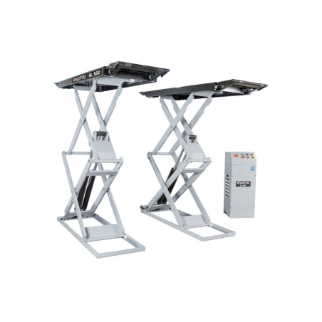 Élévateur double-ciseaux Invento SL S 32 : robuste, fiable, capacité 3 tonnes.