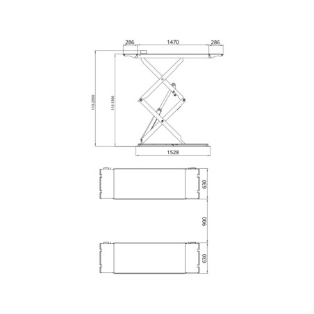 Élévateur à double ciseaux Falco Sollevatori : qualité, sécurité et praticité garanties !
