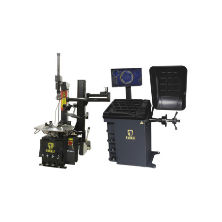 400V Double Speed Double Column 28” Tire Changer Fabbri BL204BHP - Heavy-duty tire changer.