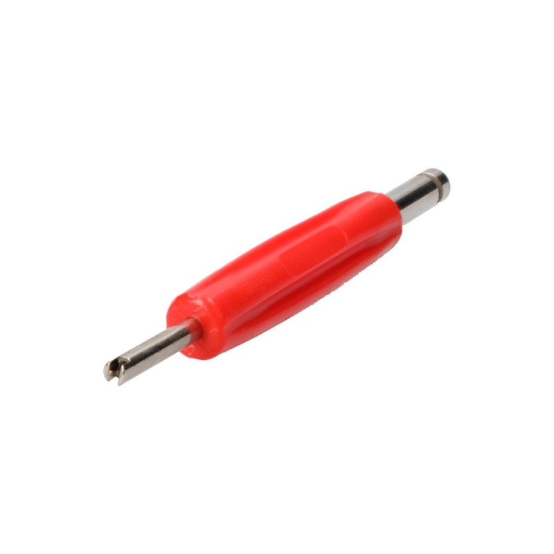 Tournevis double universel professionnel pour valves VG5 et capuchons, manche rouge ergonomique.