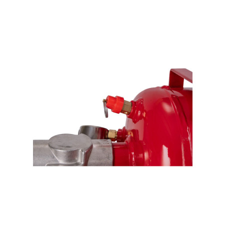 Compact, ergonomic design for quick tubeless tire inflation with BOMB INVENTO 12 L Impact Inflator.