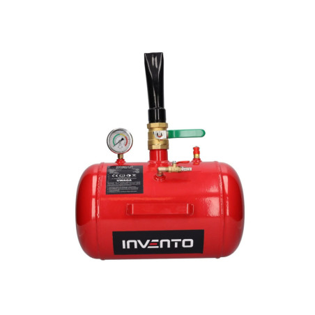Efficient tubeless tire inflator for quick installation, with visible pressure gauge.