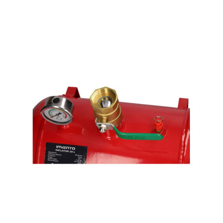 Quickly inflate tubeless tires with the durable and efficient INVENTO inflator.