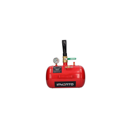 Invento inflator for quick tire inflation, ideal for tire shops and roadside assistance.